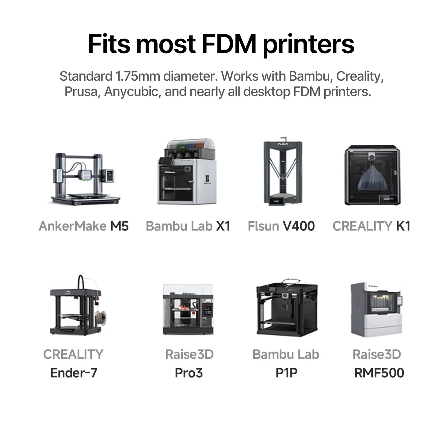 Bulk TPU Filament | Wholesale Elastic 3D Printing Material Full Carton (MOQ:30pcs)