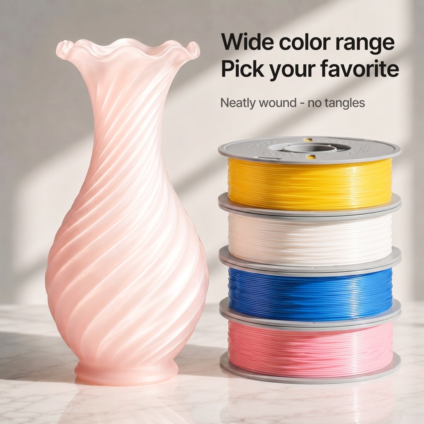 Bulk Silk PLA Filament | Wholesale Shiny PLA for Resale & Workshop Use（MOQ:30pcs）