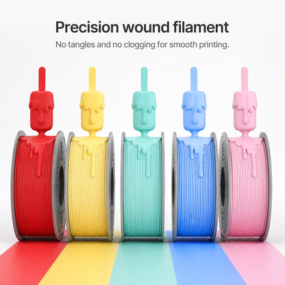 Flowfil Matte PLA Filament 1.75mm 1KG Non-Gloss Finish for 3D Printing（10pcs）