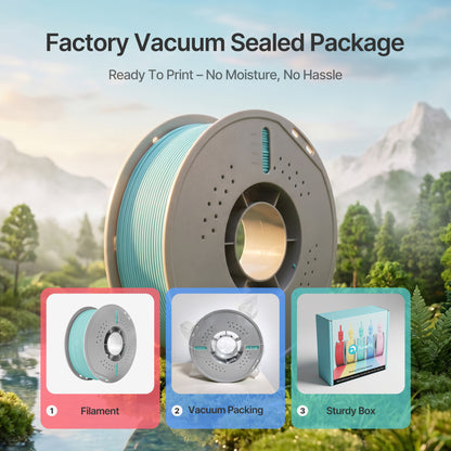 Flowfil Matte PLA Filament 1.75mm 1KG Non-Gloss Finish for 3D Printing（10pcs）