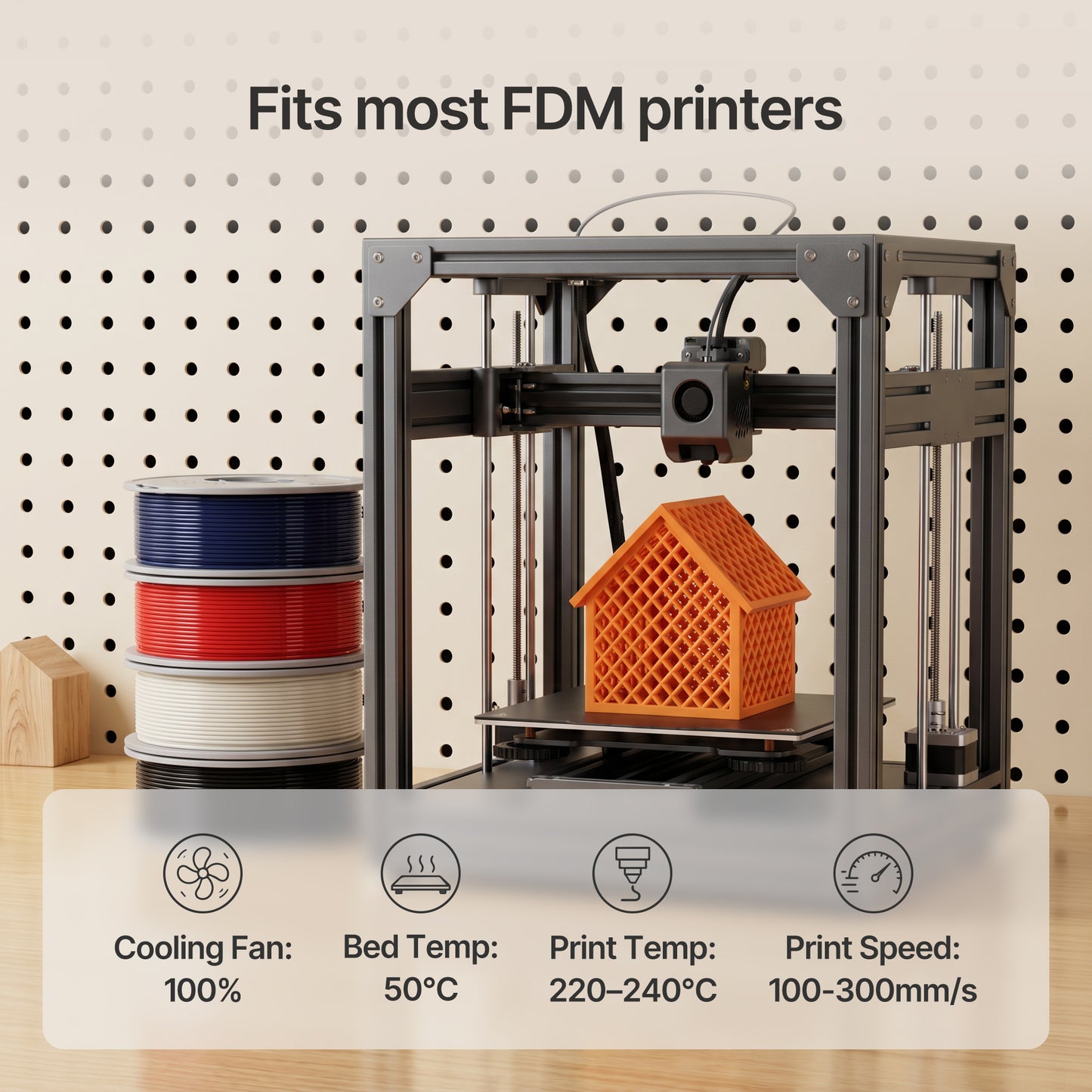 Basic PLA Filament Wholesale | Factory Direct Supply（MOQ:30pcs）